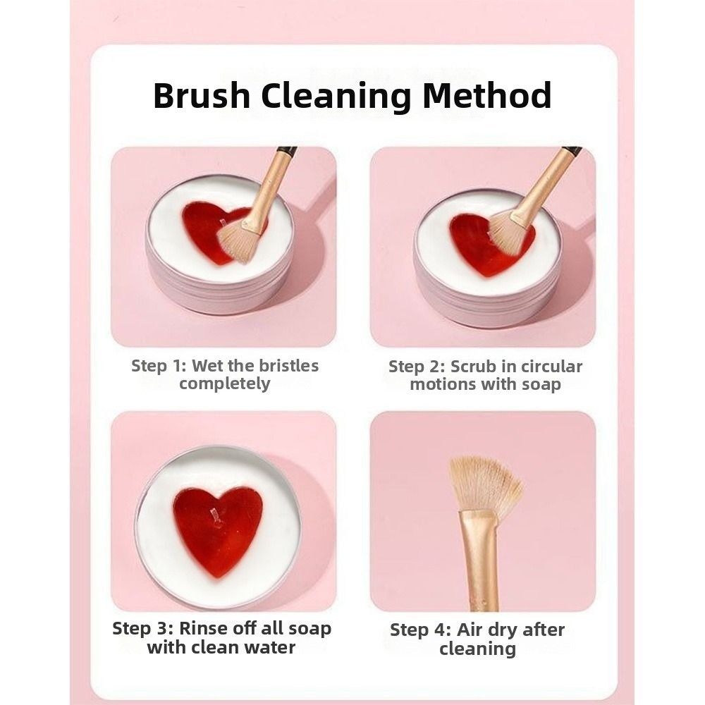 Cosmetic Sponge - Deep Clean Makeup Brush Cleaner Soap