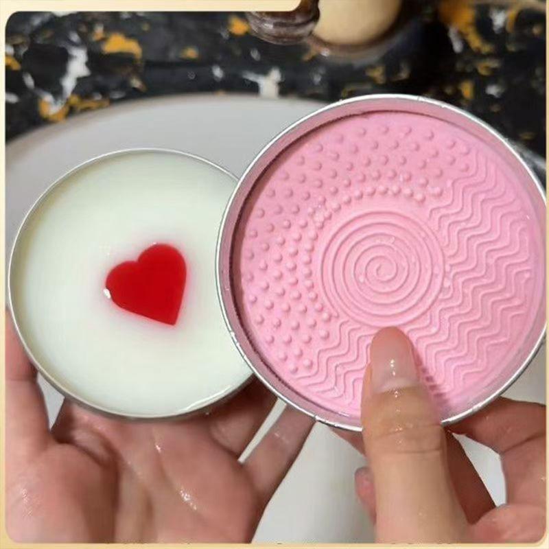 SU Cute Heart Shaped Makeup Br - Cosmetic Sponge 评论和价格