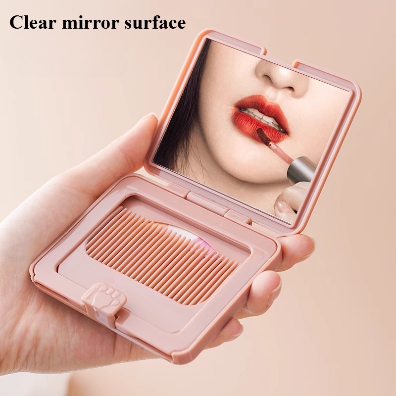 Portable Mirror, Comb, 2-in-1  - Your Beauty Makeup 评论和价格