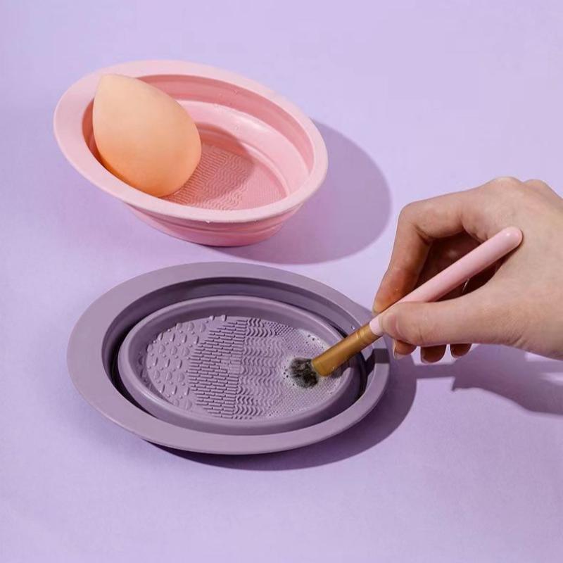 Folding Powder Puff Cleaning B - Cosmetic Sponge 评论和价格