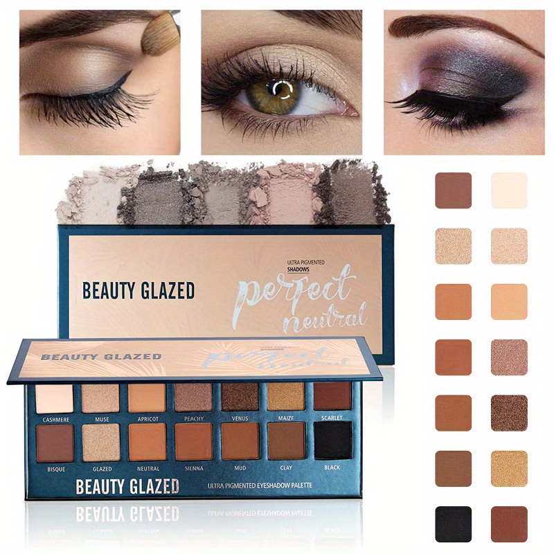 BEAUTY GLAZED 14 Colors Eyesha - Beauty Huda Makeup 评论和价格