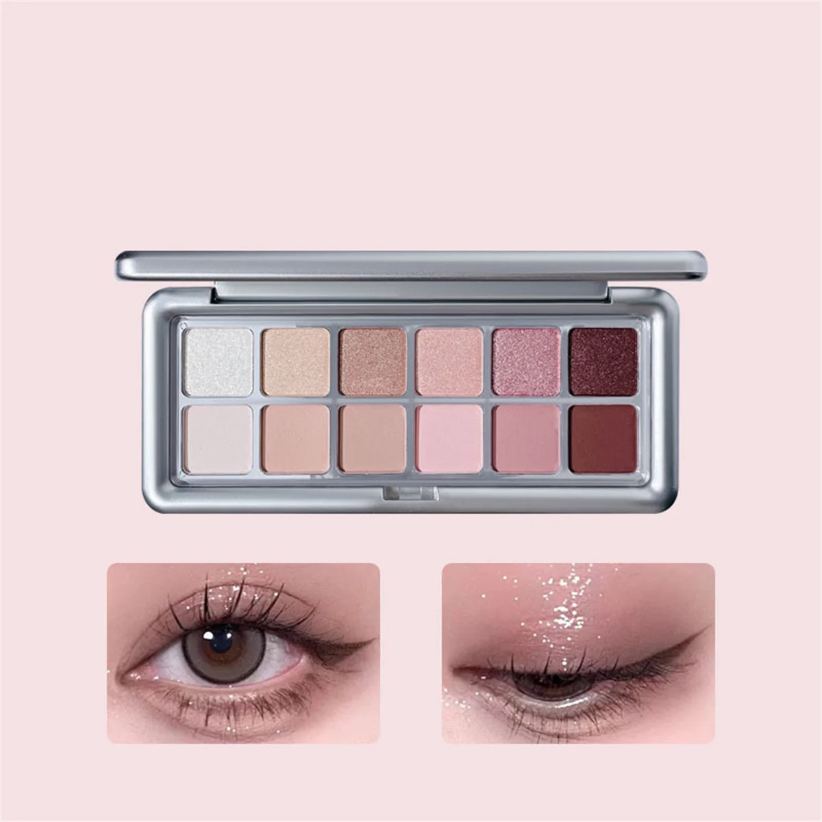 12 Color Eye Shadow Plate Matt - Beauty Huda Makeup 评论和价格
