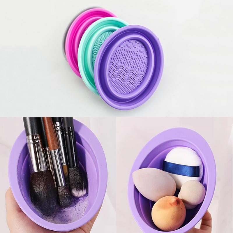 Soft Silicone Makeup Brush Cle - Cosmetic Sponge 评论和价格