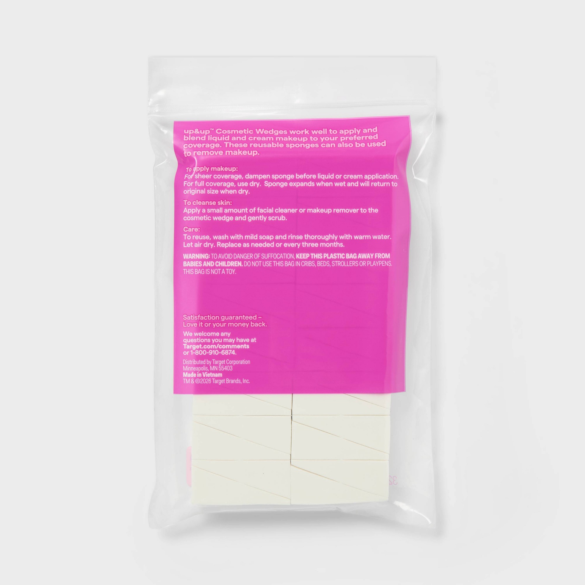 64ct Latex Free Foam Cosmetic  - Cosmetic Sponge 评论和价格