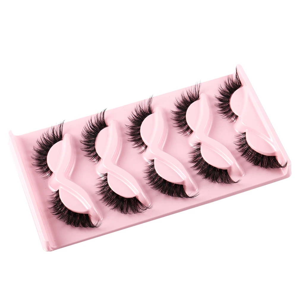 Cat Eye 5 Pairs 3D Natural Fal - Your Beauty Makeup 评论和价格