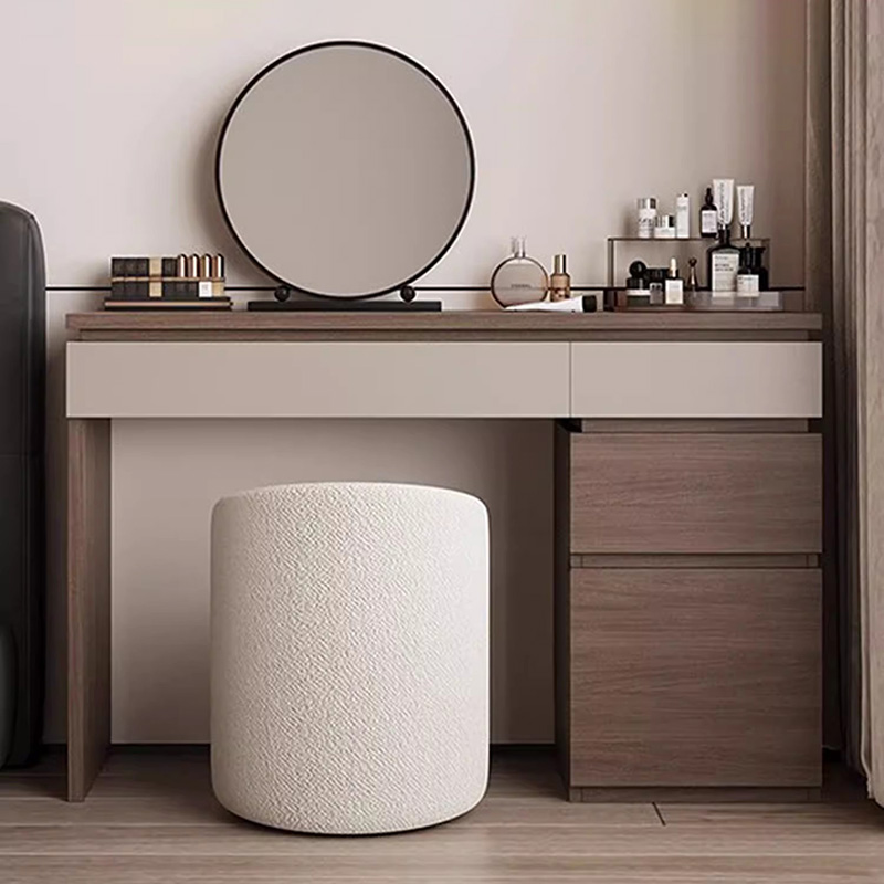 Wood Shelf Vanity Table Modern - Makeup Beauty Lounge 评论和价格