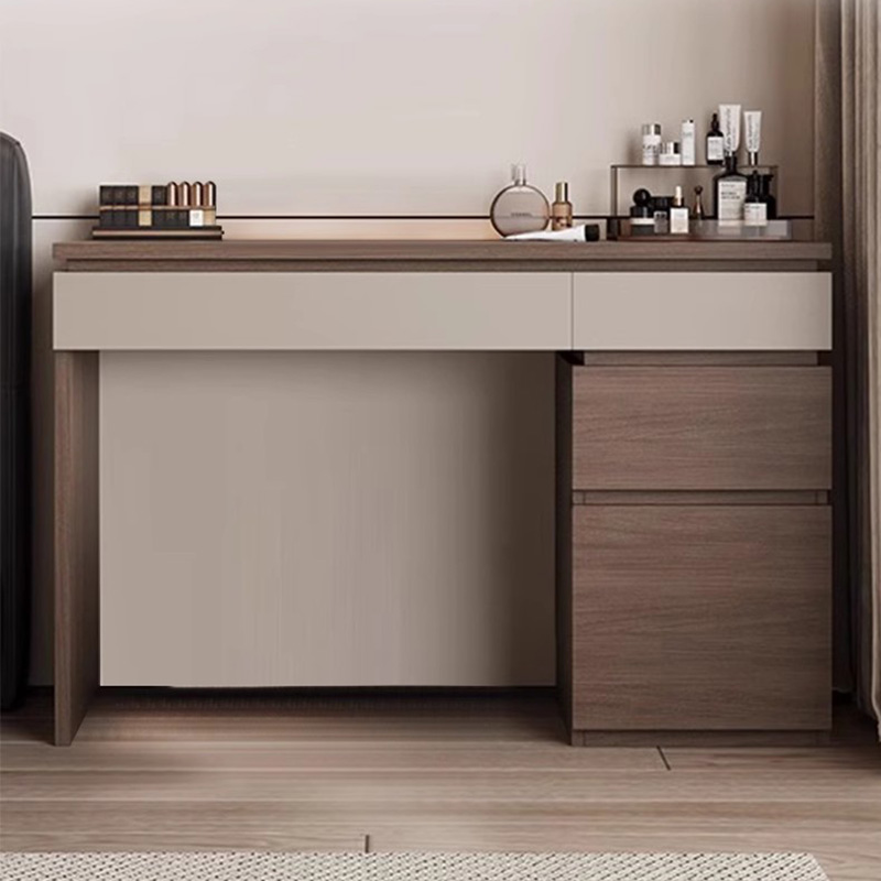 Wood Shelf Vanity Table Modern - Makeup Beauty Lounge 评论和价格