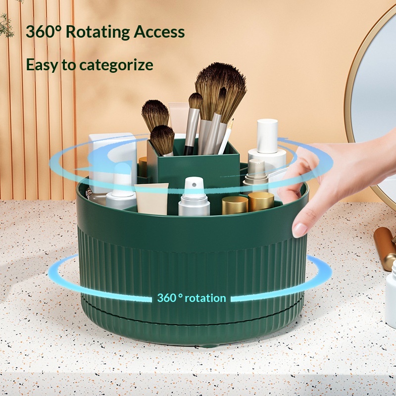 360 ° Table Top Rotary Makeup  - Beauty Makeup Desk 评论和价格