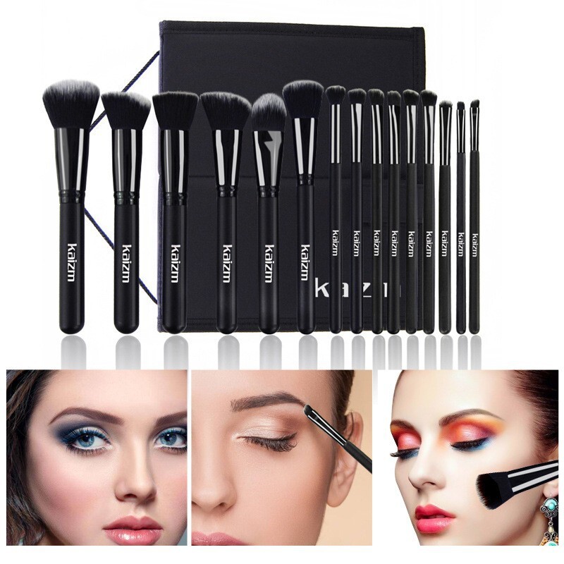 15-Piece Black Makeup Brush Se - Your Beauty Makeup 评论和价格