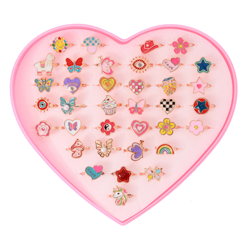 6/12/36pcs Adjustable Rings fo - Beauty Makeup For Kids 评论和价格