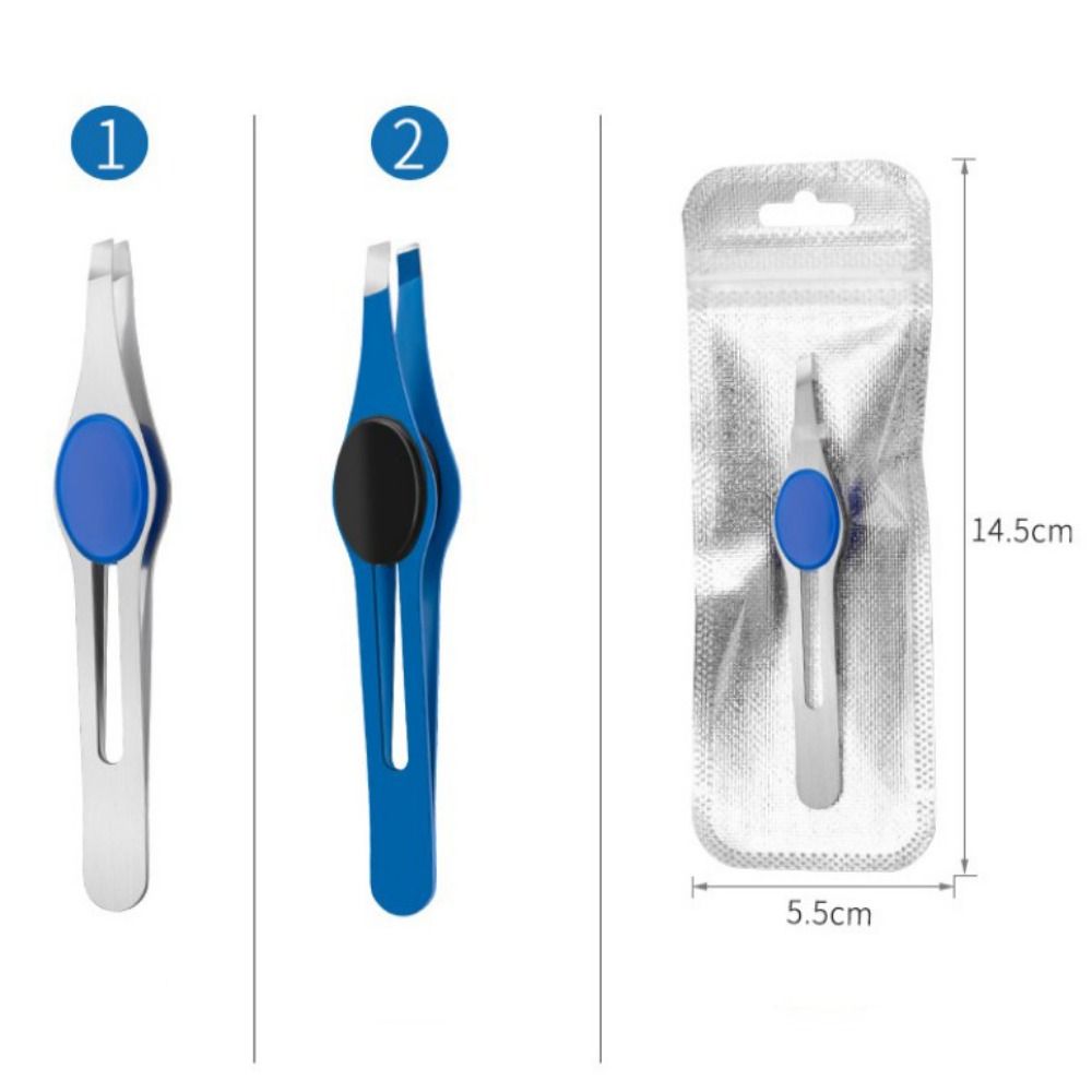 Stainless Steel Eyebrow Tweeze - Beauty - Makeup - Eyes 评论和价格