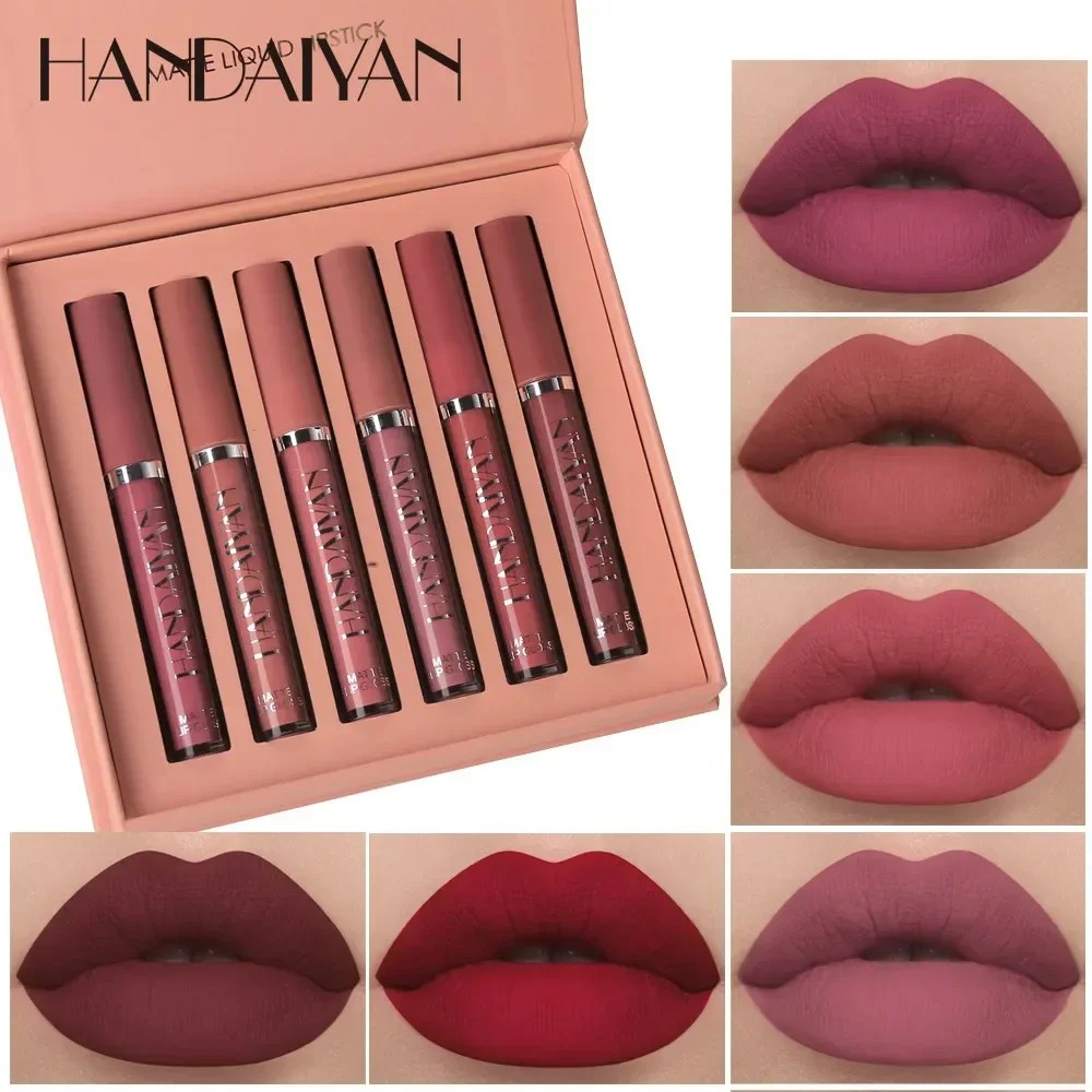 HANDAIYAN 6 PCS Lipstick Set M - Beauty Huda Makeup 评论和价格