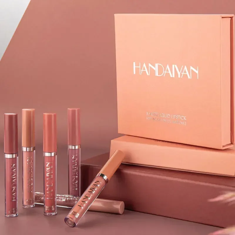HANDAIYAN 6 PCS Lipstick Set M - Beauty Huda Makeup 评论和价格