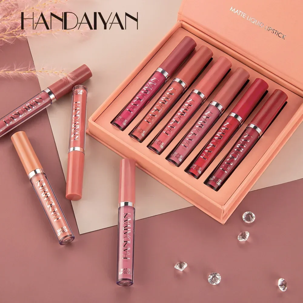 HANDAIYAN 6 PCS Lipstick Set M - Beauty Huda Makeup 评论和价格