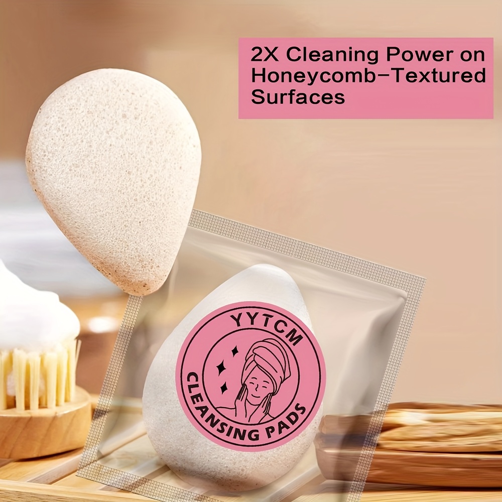 Walnut Seed Konjac Face Sponge - Cosmetic Sponge 评论和价格