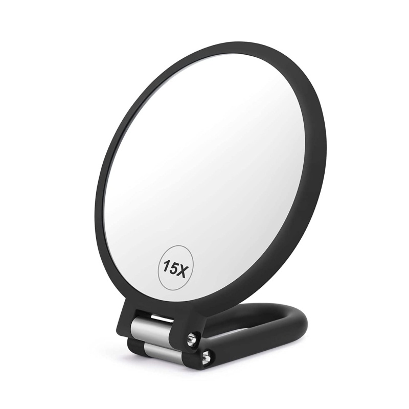 Magnifying Handheld Mirror Dou - Beauty Makeup Desk 评论和价格