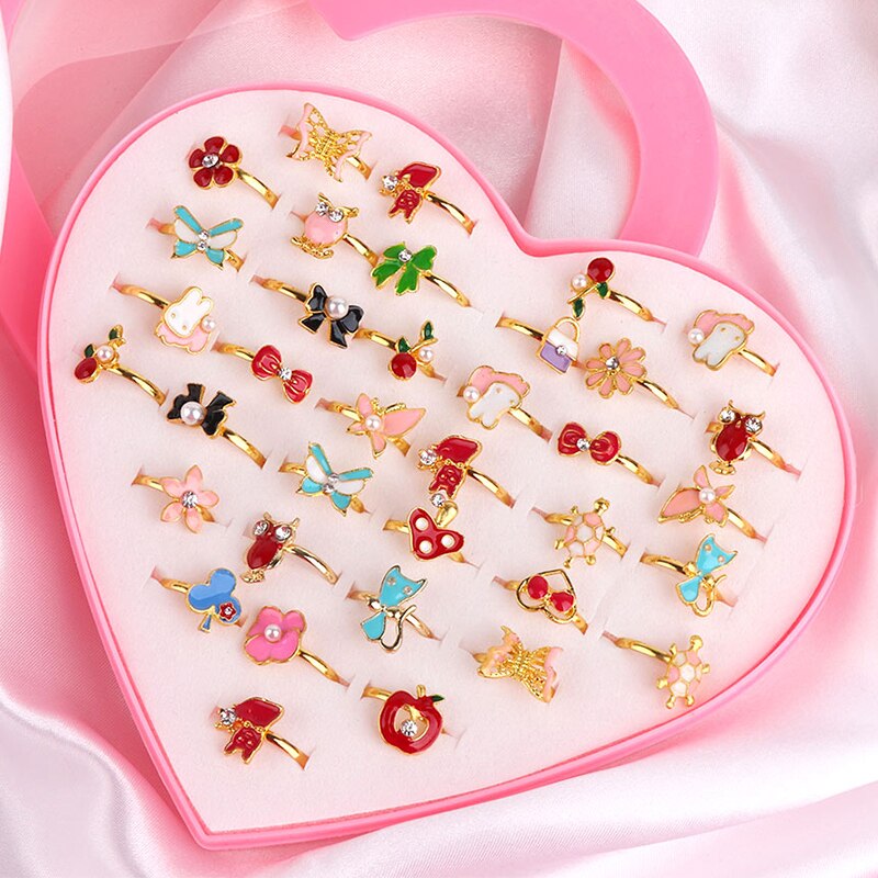 Cute Adjustable Rings for Chil - Beauty Makeup For Kids 评论和价格