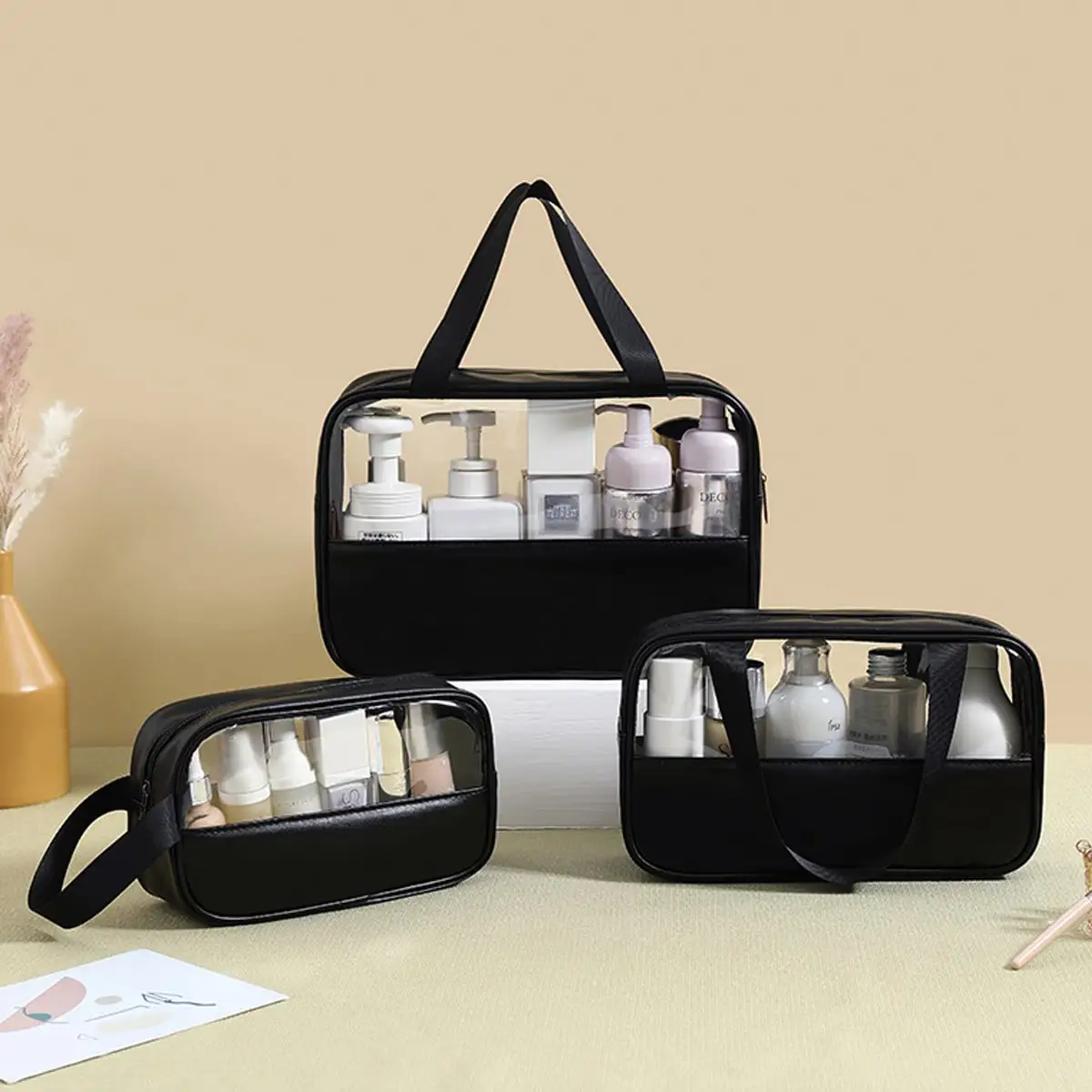 3Pcs/Set Cosmetic Bag  Organiz - Your Beauty Makeup 评论和价格