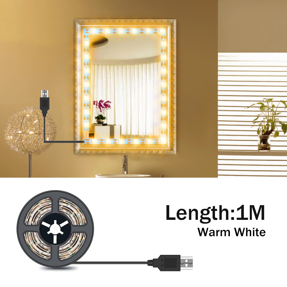 DC5V LED Makeup Mirror Light S - Beauty Makeup Desk 评论和价格