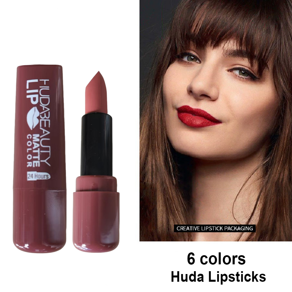 6 colors Lipstick Matte 3.8g H - Beauty Huda Makeup 评论和价格