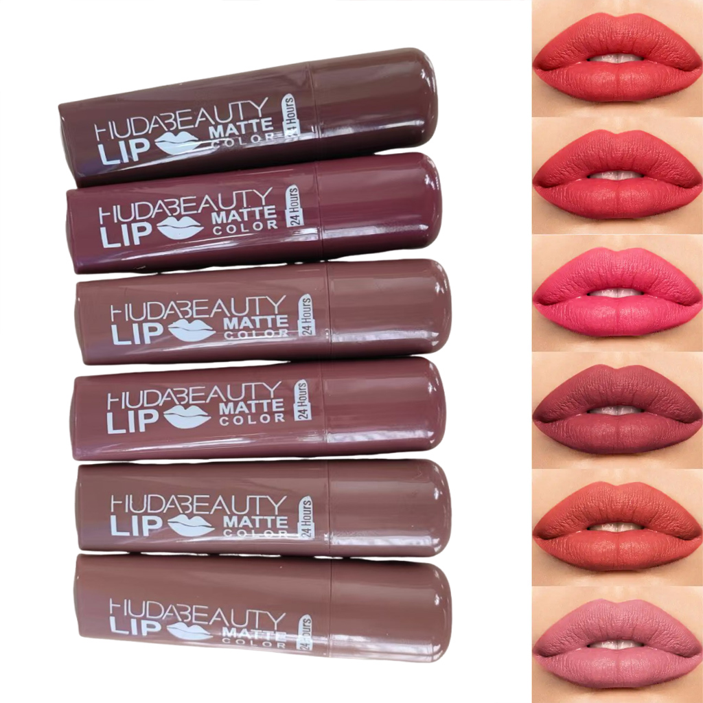 6 colors Lipstick Matte 3.8g H - Beauty Huda Makeup 评论和价格
