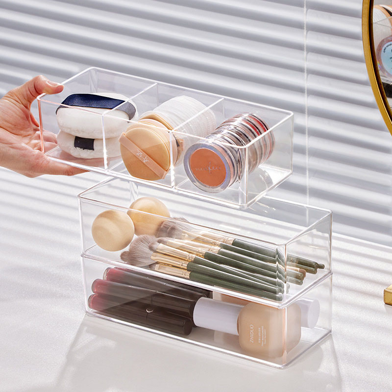 Acrylic Cosmetics Storage Box  - Cosmetic Sponge 评论和价格