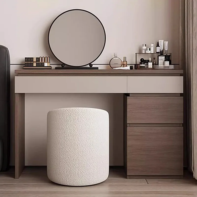 Wood Shelf Vanity Table Modern - Makeup Beauty Lounge 评论和价格