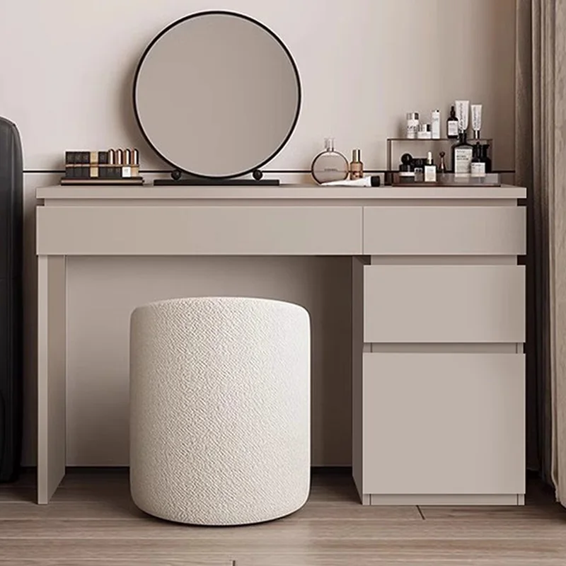 Wood Shelf Vanity Table Modern - Makeup Beauty Lounge 评论和价格