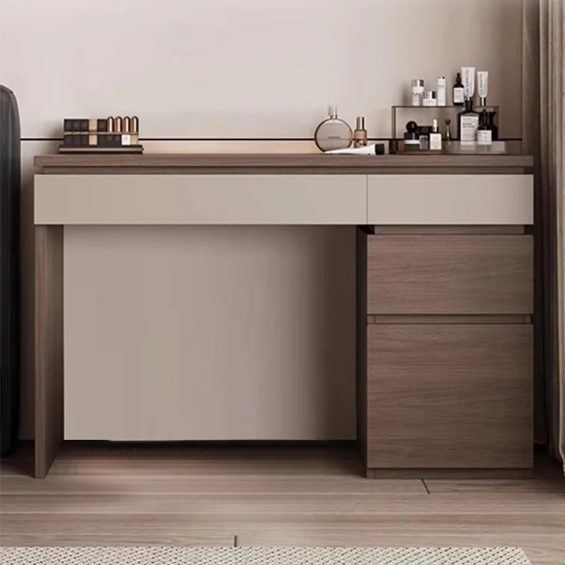 Wood Shelf Vanity Table Modern - Makeup Beauty Lounge 评论和价格