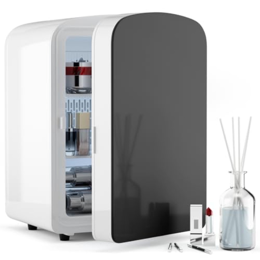 9L Mini Fridge for Bedroom Car - Beauty Makeup Desk 评论和价格