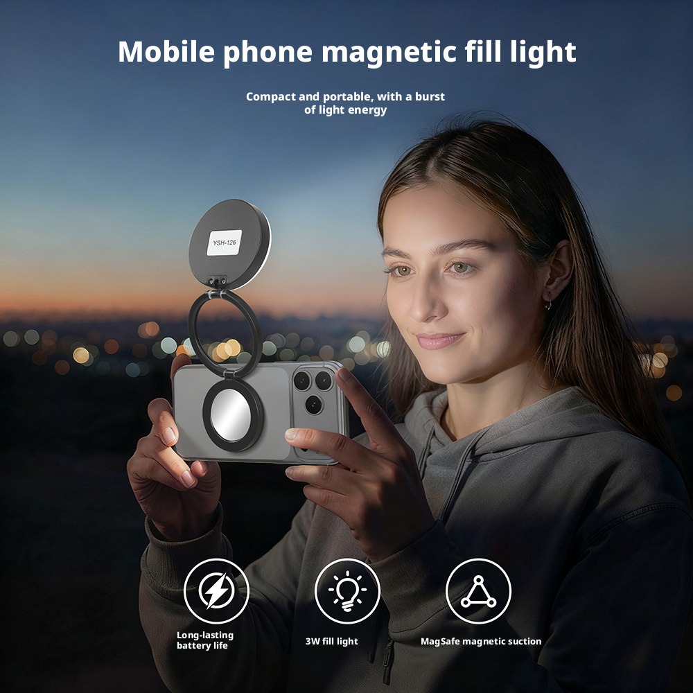 Magnetic Mobile Phone Fill Lig - Beauty No Makeup 评论和价格